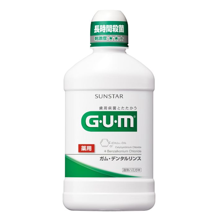 GUM Dental Rinse Regular 500ML